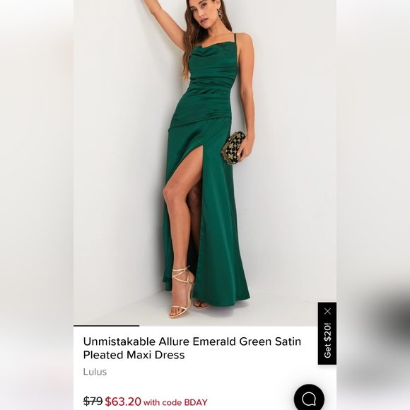 Lulus Dresses & Skirts - NWT Emerald Lulu's Dress